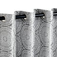 thumbnail image 3 of Eminence Jacquard Curtains 2-Piece Set by Blue Nile Mills, 52" x 96", Silver, 3 of 4