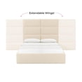 thumbnail image 6 of TOV Furniture Eliana Cream Velvet King Wings (Set of 2), 6 of 7