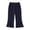 Navy, variant on WXFAZCVU Baby Girl Pants Ribbed Knit Flared Trousers Slim Teen Trendy Cute Bell Bottoms Size 2-3 Years