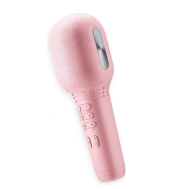 Microfono Inalambrico Rosa Microfono Inalambrico Karaoke Bocina Bluetooth Mp3 Celular Rosa ...