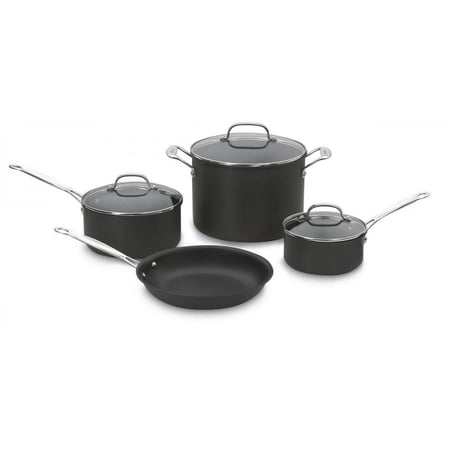 Cuisinart Chef's Classic Non-Stick Hard Anodized 7-Piece Cookware Set