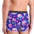 thumbnail image 4 of Rateoe colorful mushroom Skull rainbow Mens Boxer Briefs Poly Spandex Performance Boxer Briefs Underwear Hem Boxer Briefs - X-Large, 4 of 8