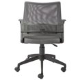 thumbnail image 2 of Leick Chaise de Bureau Réglable en Hauteur avec Dossier en Maille Gris, 2 of 4
