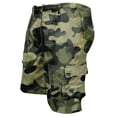 thumbnail image 2 of Garbnen Camo Mens Shorts Athletic Elastic Waist Drawstring Men Running Shorts Sports Comfy Lightweight Casual Shorts Men with Pocket Green XL, 2 of 4