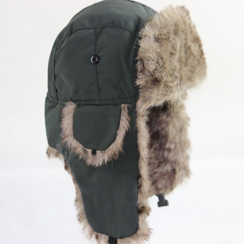 mens knit hat with ear flaps