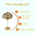 thumbnail image 3 of Nordic Home Decor Candle Holders Glass Metal Candlesticks Wedding Decoration Salon Candles Container Modern Home Decoration, 3 of 7
