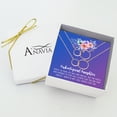 thumbnail image 2 of Anavia Unbiological Daughter Jewelry, Step Daughter Necklace Gift, Bonus Daughter Birthday Card Gift, Mother Daughter Set Necklace-[Two Rose Gold Infinity Double Ring, Blue-Purple Gift Card], 2 of 3