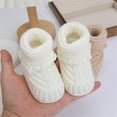 thumbnail image 6 of Warm & Soft Baby Booties for Newborns Knit First Walkers Soft Infant Shoes for Boy & Girls Perfect for Any Outfit, 6 of 9