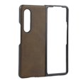 thumbnail image 1 of Funda rígida de cuero para teléfono móvil Samsung Galaxy Z Fold 3, cubierta antiarañazos y a prueba de golpes, 1 of 8