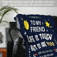 thumbnail image 3 of LHSHID Friend Blanket Best Friend Birthday Gifts for Women Friendship Gifts for Women Bestie Gifts for Friends Female Christmas Friendsgiving Gifts for Friend to My Friend Blanket 50"x60", 3 of 7