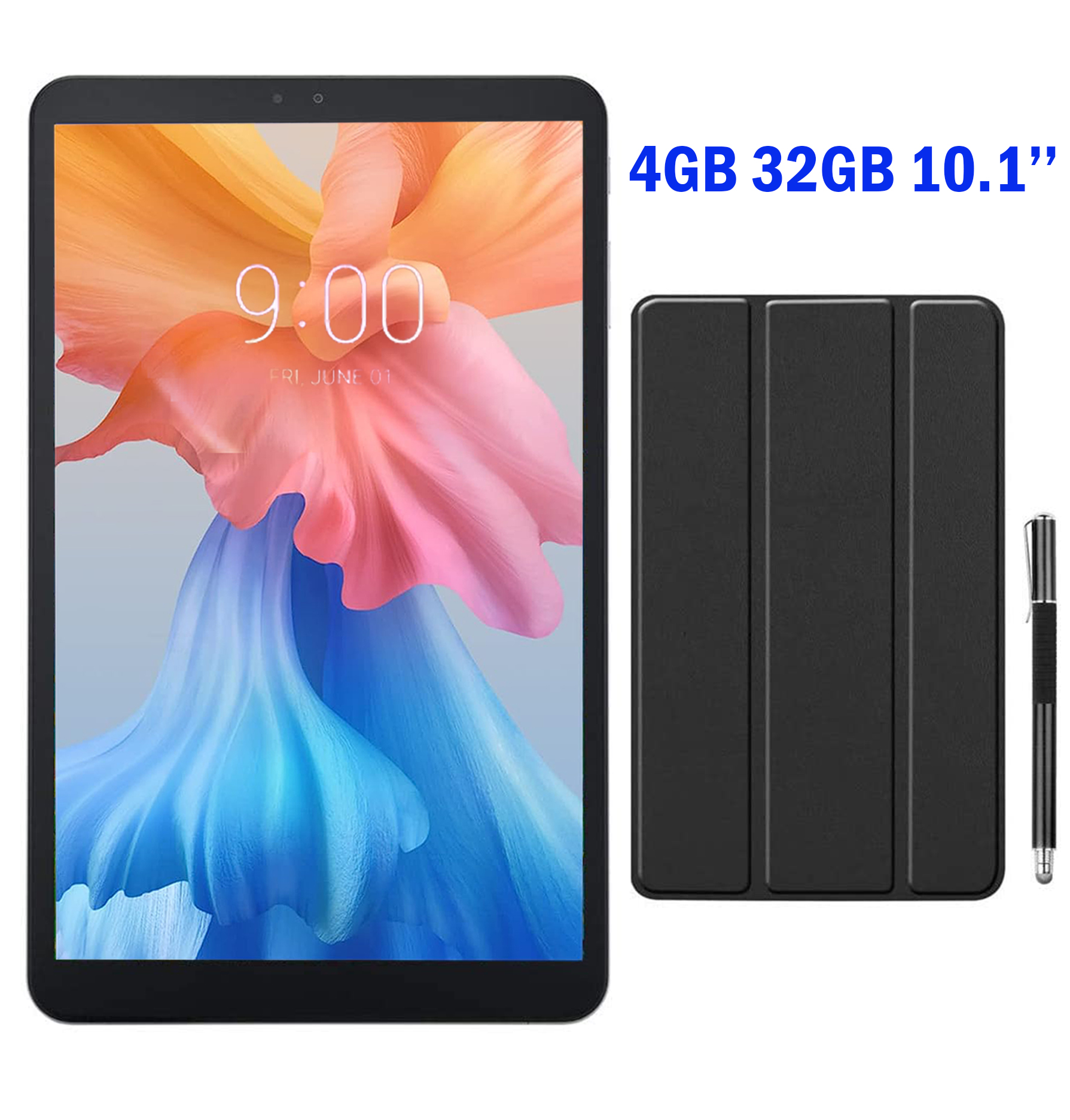 LG G Pad 5 T600 10.1 inches 32GB Unlock, LM-T600QSCCASV with Tigology Stylus Pen & Tablet Case Cover - image 2 of 7