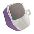 thumbnail image 3 of Cat Litter Box with Lid Portable Anti Heightened Fence Splashing Easy Tidy Handle violet, 3 of 9