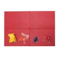 thumbnail image 1 of Organisateur Genie 76 Pcs Planche à Chevilles Kit de Démarrage, Flexible et Spécialement Conçu pour Tenir Tous les Outils - 4 Planches à Chevilles Rouges, 36 Supports de Douilles, 36 Clips Universels, 1 of 4