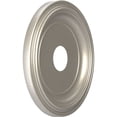 thumbnail image 2 of Ekena Millwork 16"OD x 3 1/2"ID x 1 3/8"P Traditional Thermoformed PVC Ceiling Medallion (Fits Canopies up to 9 1/2"), Bright Coat Aluminum, 2 of 10