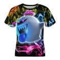 thumbnail image 4 of Luigi's Mansion Unisex T-Shirt for Boys Girls Short Sleeve Sports Top Breathable Blouse 3D Prints Tee Shirts Casual Children Clothing 140CM, 4 of 8
