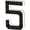 E, variant on Solar Powered Address Number 1 - Illuminated LED House Number for Outdoor, No Drill Adhesive, IP65 Waterproof, Dusk to Dawn