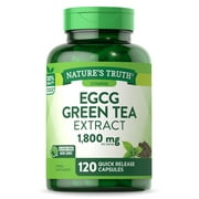 EGCG Green Tea Extract | 1800mg | 120 Capsules | Non-GMO & Gluten Free Supplement | by Nature's Truth