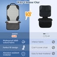 thumbnail image 6 of Siivton Car Seat Protector for Child Car Seat - Waterproof Non-Slip Leather Mat with 2 Mesh Pockets, Universal Seat Cover for Baby, Pets & Vehicles(2-Pack, Grey), 6 of 8