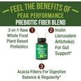 thumbnail image 2 of Peak Performance USDA Organic 3-in-1 Prebiotic Fiber - Capsules for Gut, Digestive Health. Plant Based Prebiotics Supplement , USA Formulated, 2 of 7