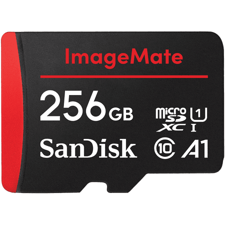 Image of SanDisk 256GB ImageMate microSDXC UHS-I Memory Card with Adapter SDSQUA4-256G-Aw6ka