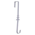 thumbnail image 2 of Wreath Hangers for Front Door,Wreath Hanger,15" Christmas Wreath Hangers,Over The Door Metal Wreath Hooks,Christmas Tree Decorative Hooks for Xmas Party Decor Home Office Wall Door,Silver, 2 of 9