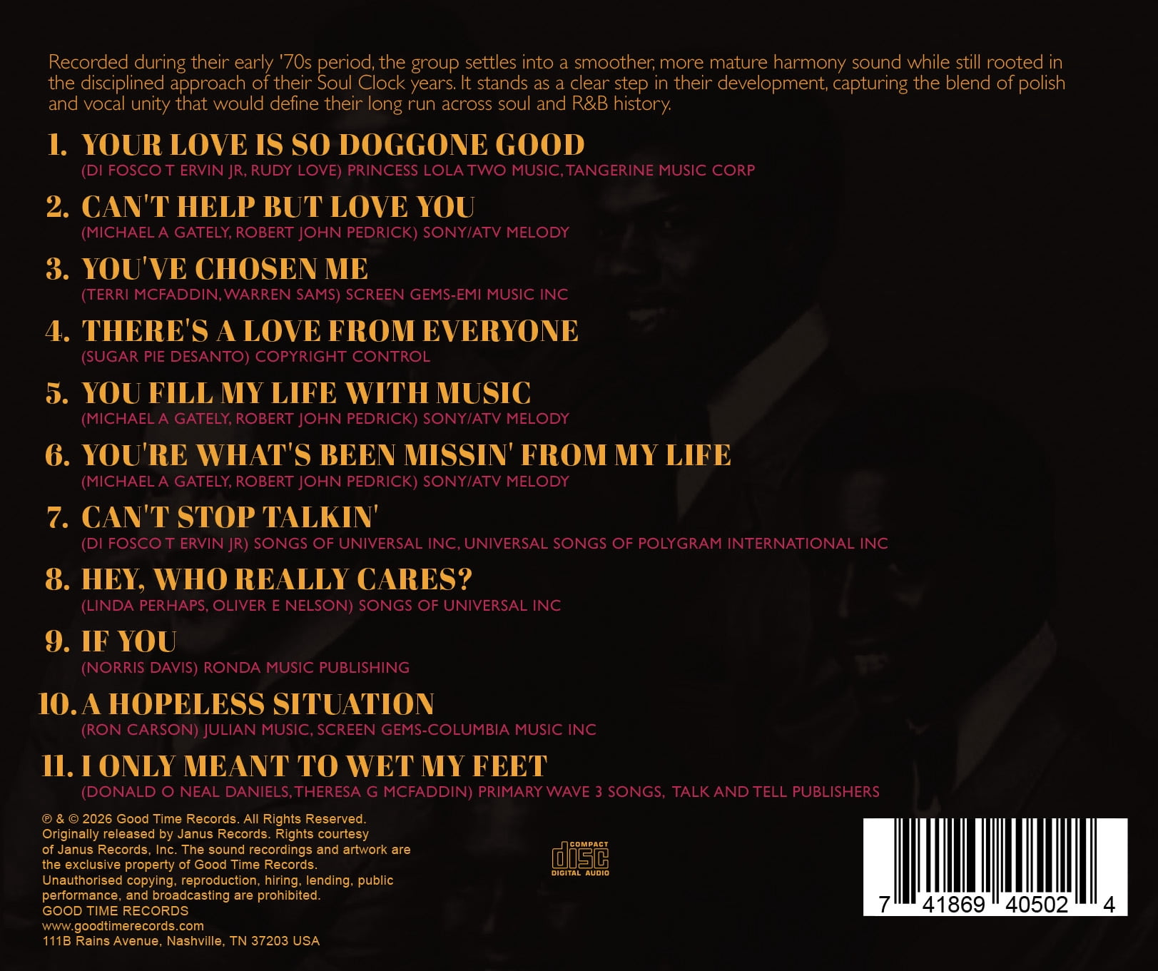 The Whispers - The Whispers' Love Story - Music & Performance - CD