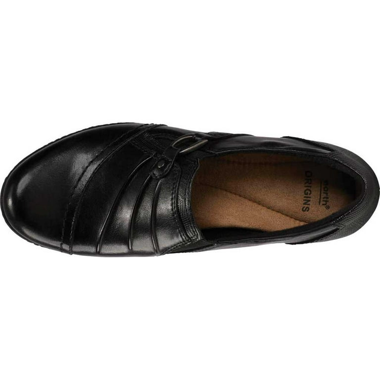 Women s Earth Origins Marietta Mavis Shootie Black Leather 7.5 M