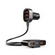 thumbnail image 1 of 5 Mecheros Multi USB 6.2 A / 12 V Cargador Mechero Coche con cable 1.5M para asientos traseros, 5 Puertos USB para iPhone13/12/11, Galaxy S22/S21/S20/S10, Tablets., 1 of 5