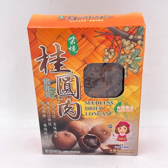 Yufang Mom Wood-Fired Seedless Dried Longan Meat 200g