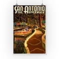 thumbnail image 2 of San Antonio, Texas, The Riverwalk (12x18 Wall Art Poster, Room Decor), 2 of 3