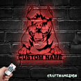 thumbnail image 3 of Craftnamesign Custom German Shepherd Metal Wall Art LED Light, Dog Lover Sign, Shepherd Dog Sign, 3 of 5