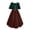 Brown, variant on Renaissance Dress for Women Gothic Corset Halloween Costumes Butterfly Sleeve Cold Shoulder Steampunk Dress Cocktail Party Dress Ladies Vintage Lace Patchwork Womens Goth Bandage Dresses