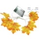 thumbnail image 2 of Halloween Decor Halloween Decorations 2M 20LED Lighted Fall Autumn Maple Leaves Garland Halloween Decoration, 2 of 2
