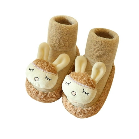 

Autumn And Winter Cute Children Toddler Shoes Boys And Girls Flat Bottom Non Slip Warm Comfortable Cartoon Socks Shoes