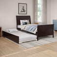 thumbnail image 2 of AFI Portland Twin Platform Bed with Matching Footboard & Twin Trundle, Espresso, 2 of 12