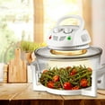 NutriChef PKAIRFR48 Halogen Oven AirFryer, Infrared Convection Cooker