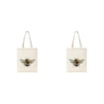 thumbnail image 3 of Toystoory Bolsa de lona para pintar, bolsa de compras, reutilizable, de larga duración, accesorios exquisitos para mujer, para exteriores, 013-2835 2piezas, 3 of 6