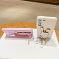 thumbnail image 3 of Elevate Your Phone With A Cute Rabbit Stand & Soft Silicone TPU Phone Holder: Protective Case For Samsung Galaxy S23/S22/S21/Plus/Ultra/FE, 3 of 4