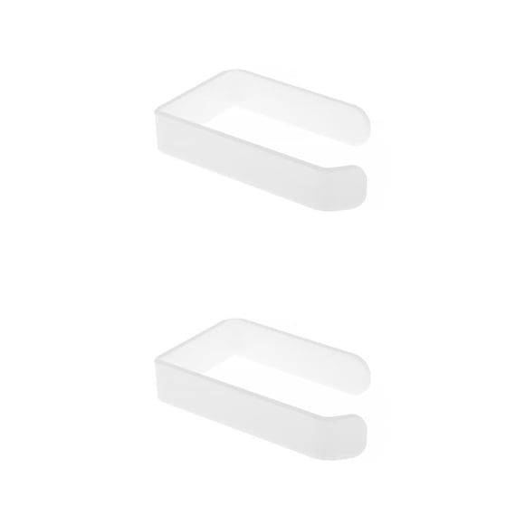 Yuarrent Soporte de papel montado en la pared para baño, cocina, colgador de gancho autoadhesivo con pegatinas, estante moderno para el hogar, Type2 NO2