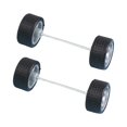 thumbnail image 4 of 2x 1: 64 Ruedas Modelo de Simulación Ruedas de Coche Neumáticos con Ejes de Ruedas de Coche para Niños Plata, 4 of 9