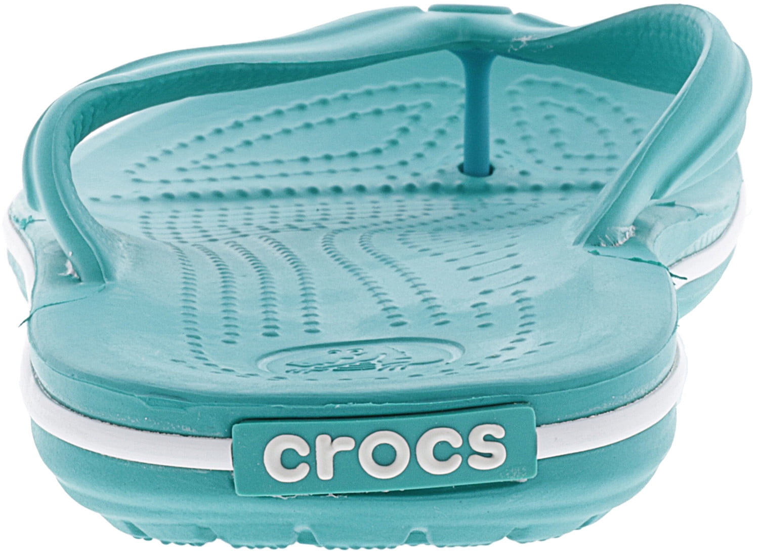 Crocs Crocband Flip Tropical Teal / White Low Top Rubber Sandal 9M 7M