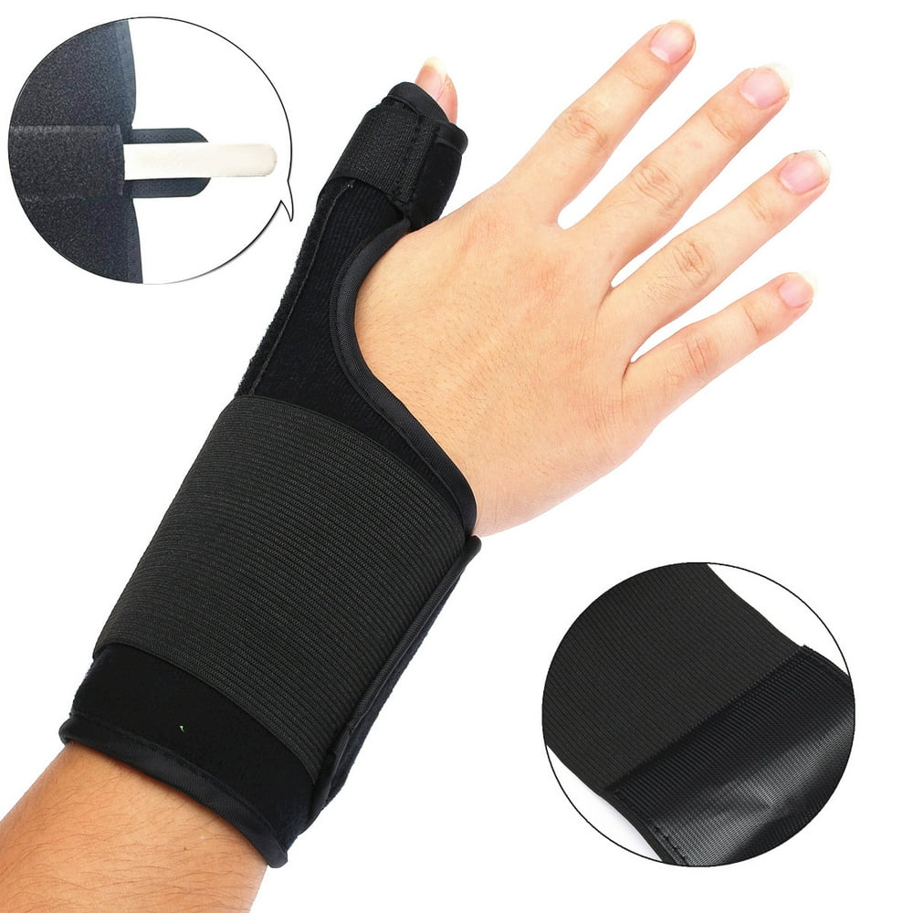 Medical Right and Left Wrist Brace with Thumb Spica Splint Support for