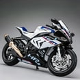 thumbnail image 2 of 1:12 Scale HP4 Motorcycle Model Car Toy Alloy Diecast Light Music Shock Absorption Motor Miniature Models Kids Birthday Gifts, 2 of 8