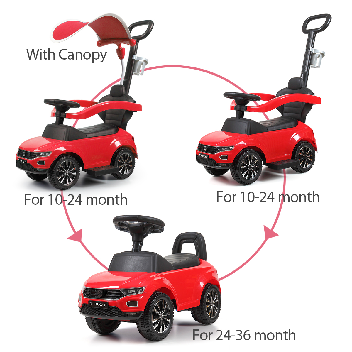 push car with canopy