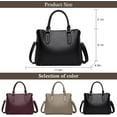 thumbnail image 5 of Womens Tote Bags Top Handle Satchel Handbags PU Faux Leather Tassel Shoulder Crossbody Bag Purse, 5 of 7