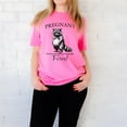 thumbnail image 4 of Funny Pregnancy Shirt – “Feral and Pregnant” Raccoon Maternity Tee for Mom-to-Be, Baby Reveal Gift, 4 of 7