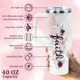 thumbnail image 4 of Christian 40 OZ Tumbler Cup, Christian Gifts For Women Faith, Mother''s Day, Birthday, Christmas Gifts for Women, Inspirational, Catholic, Religious Gifts For Mom, Friend, Sister, Grandma, 4 of 6