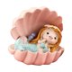 thumbnail image 1 of Hermosa figura de sirena de resina en forma de concha, para mesa, estante o decoración de jardín, color azul., 1 of 9