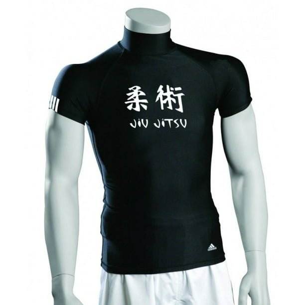 adidas Jiu-Jitsu, MMA Compression Shirt, Black - Walmart.com