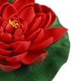 thumbnail image 7 of Unique Bargains 1pcs Garden Ponds Pool Decoration Artificial Lotus Flower Red, 7 of 7